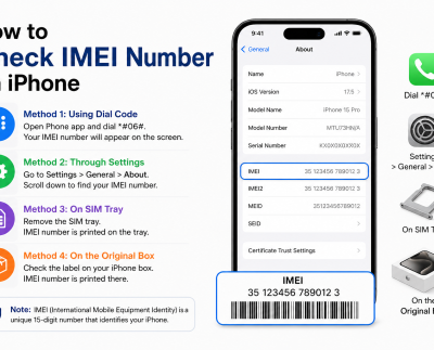 How to Check IMEI Number on iphone
